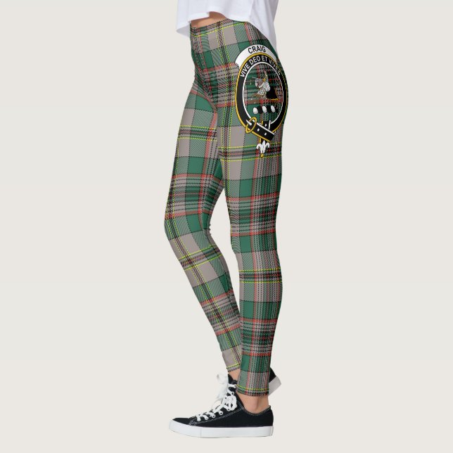 Legging Scotstee Clan Craig Antigo Crest Tartan Women (Esquerda)