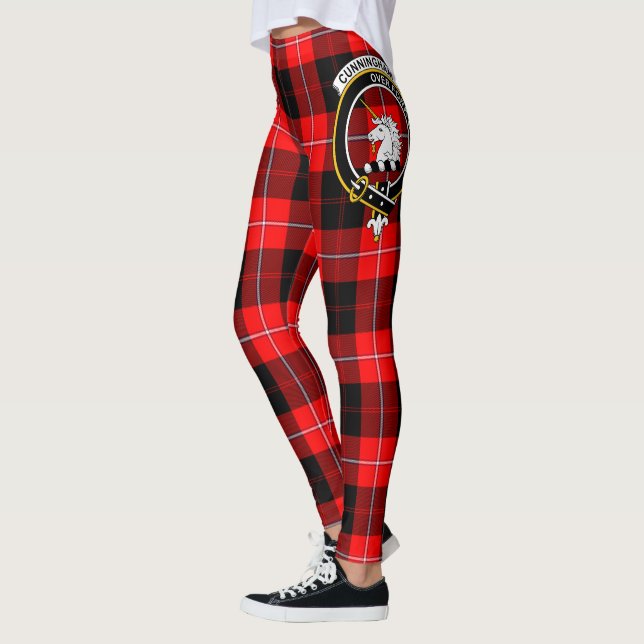 Legging Scotstee Clan Cunningham Modern Crest Tartan Women (Esquerda)