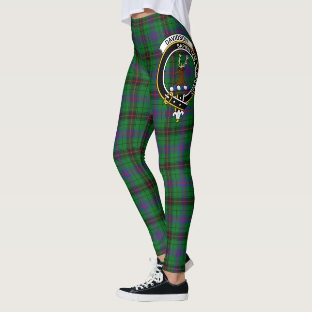 Legging Scotstee Clan Davidson Modern Crest Tartan Women (Esquerda)