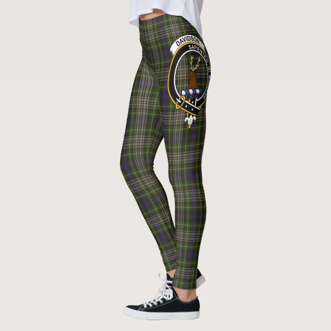 Legging Scotstee Clan Davidson Tulloch Dress Crest Tartan (Esquerda)