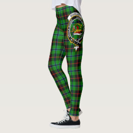 Legging Scotstee Clan Douglas Green Crest Tartan Women