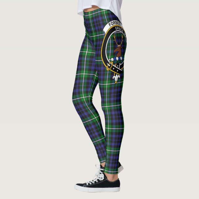 Legging Scotstee Clan Forbes Lyon Court Crest Tartan Women (Esquerda)