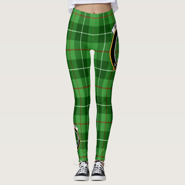 Legging Scotstee Clan Galloway Distrito de Crest Tartan Mu (Frente)