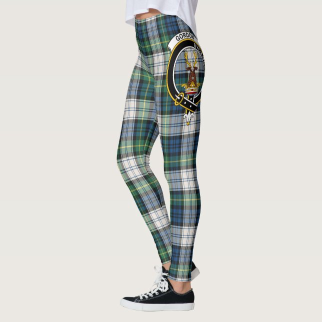 Legging Scotstee Clan Gordon Dress Antigo Crest Tartan (Esquerda)