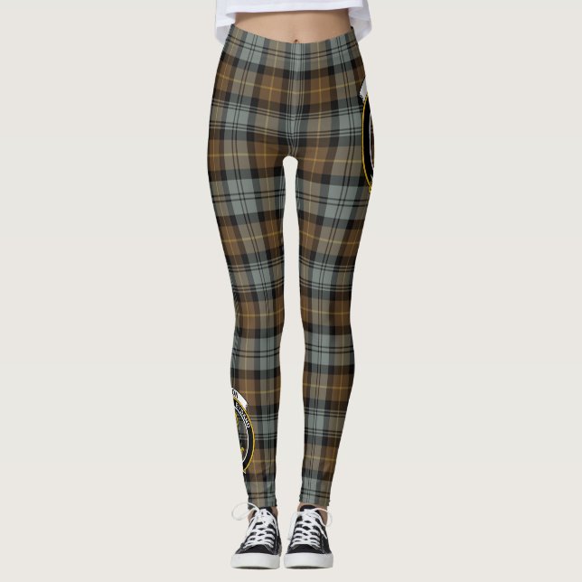 Legging Scotstee Clan Gordon Weathered Crest Tartan Women (Frente)