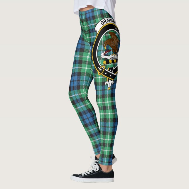 Legging Scotstee Clan Graham Da Antiga Perna de repouso (Esquerda)