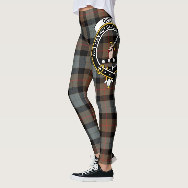 Legging Scotstee Clan Gunn Weathered Crest Tartan Women (Esquerda)