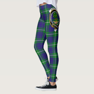 Legging Scotstee Clan Hamilton Hunting Crest Tartan Women