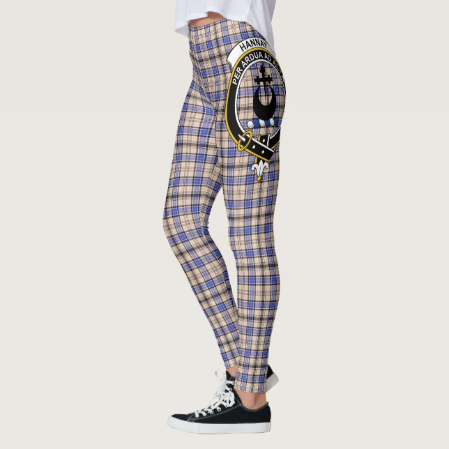 Legging Scotstee Clan Hannay Cinza Crest Tartan Women (Esquerda)