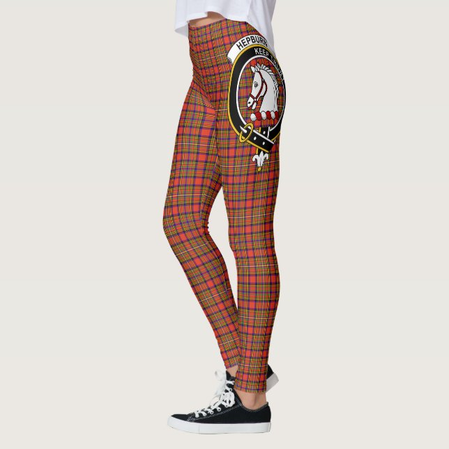 Legging Scotstee Clan Hepburn Modern Crest Tartan Women (Esquerda)