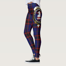 Legging Scotstee Clan Home Modern Crest Tartan Mulheres