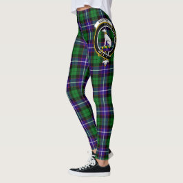 Legging Scotstee Clan Hunter Modern Crest Tartan Women