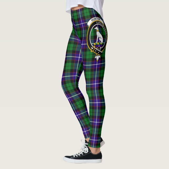 Legging Scotstee Clan Hunter Modern Crest Tartan Women (Esquerda)