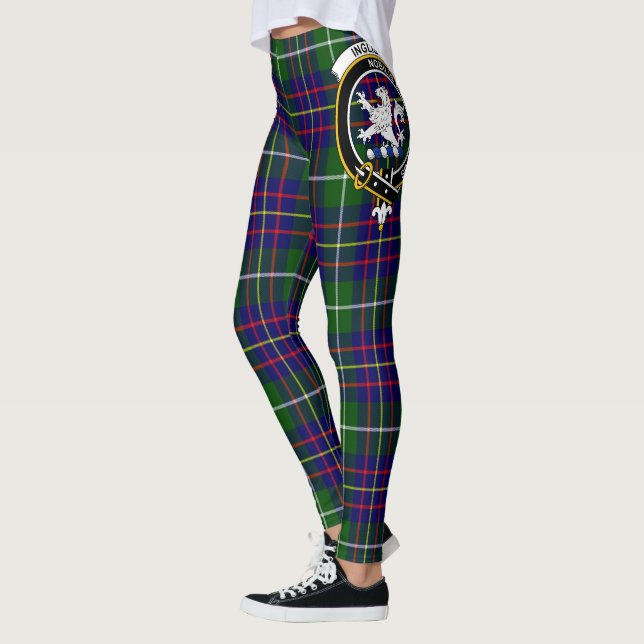 Legging Scotstee Clan Inglis Modern Crest Tartan Women (Esquerda)
