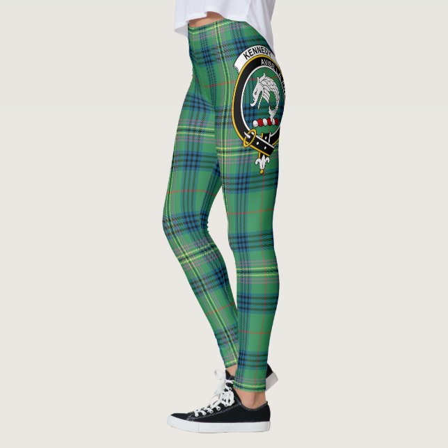 Legging Scotstee Clan Kennedy Antigo Crest Tartan Mulheres (Esquerda)