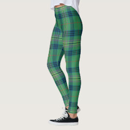 Legging Scotstee Clan Kennedy Antigo Tartan Mulheres Legan