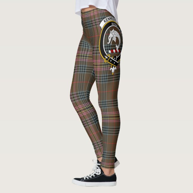 Legging Scotstee Clan Kennedy Weathered Crest Tartan Women (Esquerda)