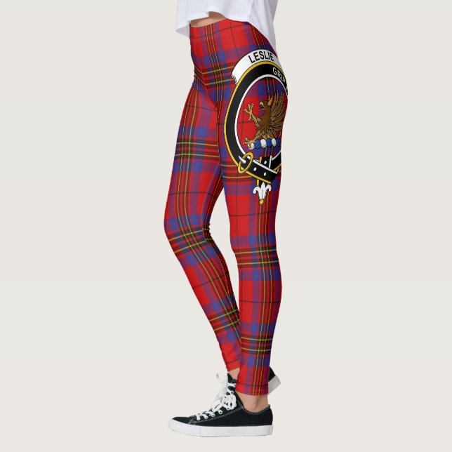 Legging Scotstee Clan Leslie Modern Crest Tartan Women (Esquerda)