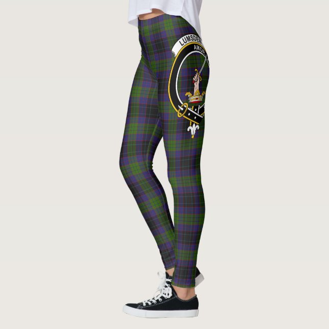 Legging Scotstee Clan Lumsden caçando Crest Tartan Women (Esquerda)
