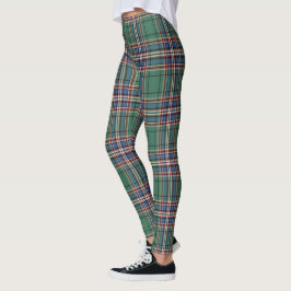 Legging Scotstee Clan MacFarlane caçando antigo Tartan Wo