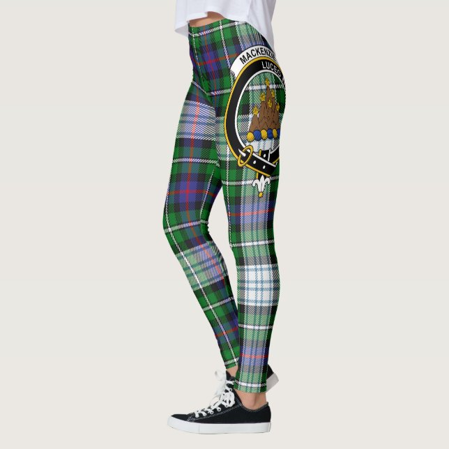Legging Scotstee Clan MacKenzie Dress Modern Crest Tartan (Esquerda)