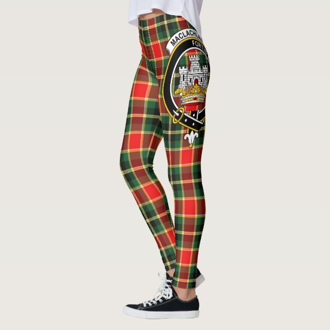 Legging Scotstee Clan MacLachlan caçando moderno Crest Tar (Esquerda)