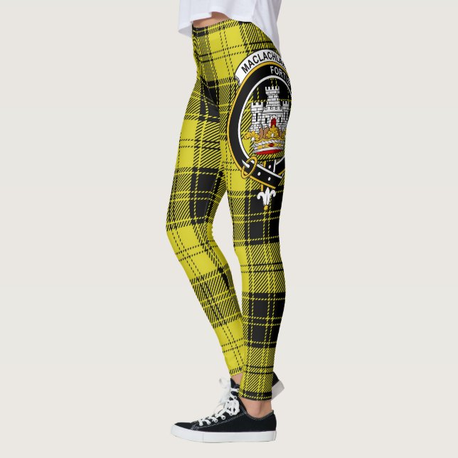 Legging Scotstee Clan MacLachlan Yellow Crest Tartan Women (Esquerda)