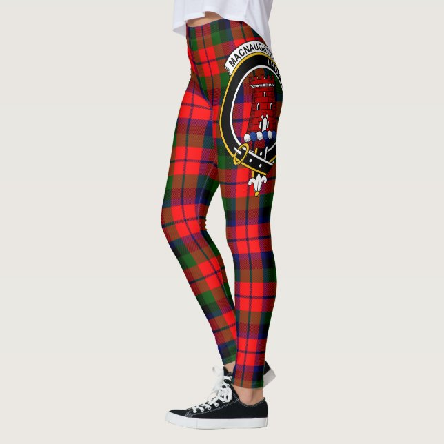 Legging Scotstee Clan MacNaughtonCrest Tartan Women (Esquerda)
