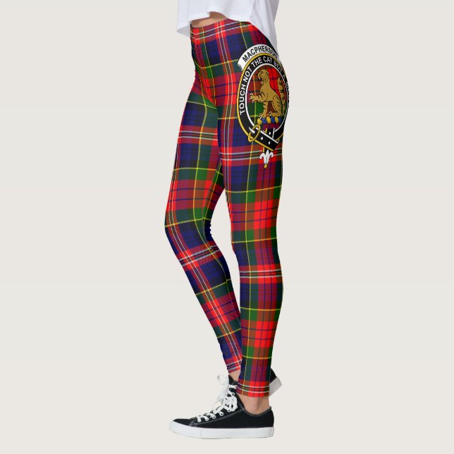 Legging Scotstee Clan MacPherson Ancient Crest Tartan (Esquerda)