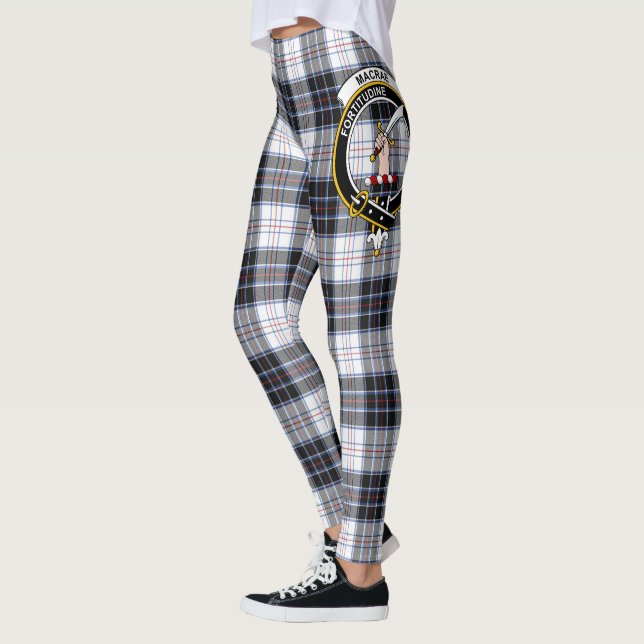 Legging Scotstee Clan MacRae Dress Modern Crest Tartan (Esquerda)