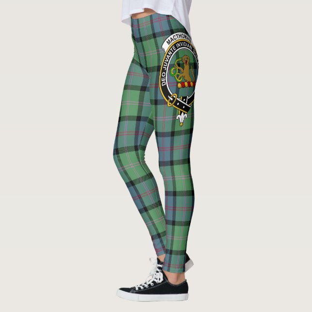 Legging Scotstee Clan MacThomas Antiga Crest Tartan Mulher (Esquerda)