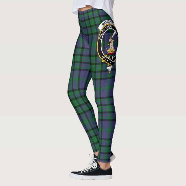 Legging Scotstee Clan Matheson caçando Crest Tartan Women (Esquerda)