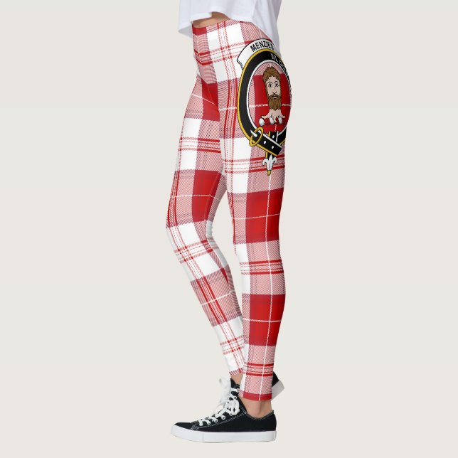 Legging Scotstee Clan MenZies Red Crest Tartan Women (Esquerda)