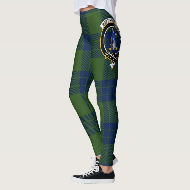 Legging Scotstee Clan Montgomery Modern Crest Tartan Women (Esquerda)