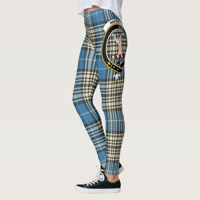 Legging Scotstee Clan Napier Ancião Crest Tartan Women (Esquerda)