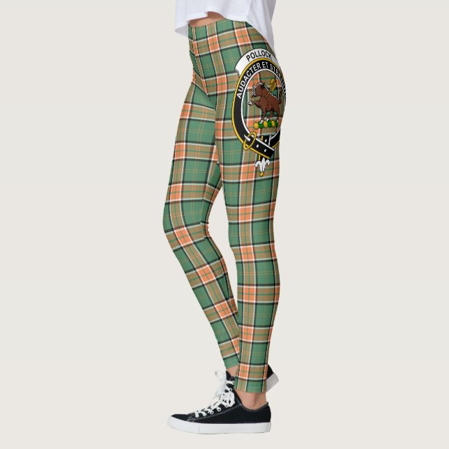 Legging Scotstee Clan Pollock Crest Tartan Women (Esquerda)