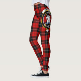 Legging Scotstee Clan Ramsay Red Crest Tartan Mulheres