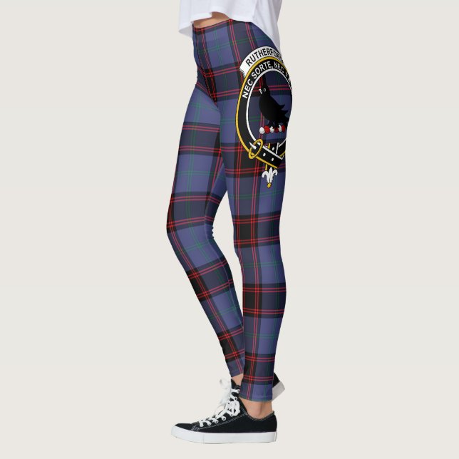 Legging Scotstee Clan Rutherford Hunting Crest Tartan Wome (Esquerda)