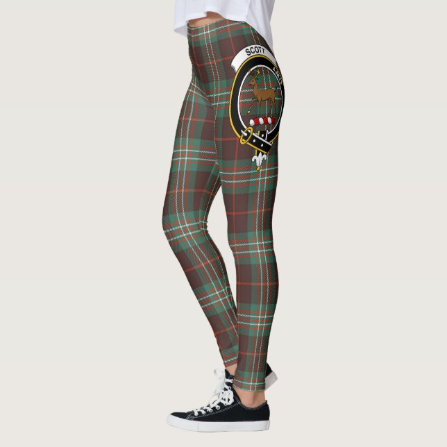 Legging Scotstee Clan Scott Brown Ancient Crest Tartan (Esquerda)