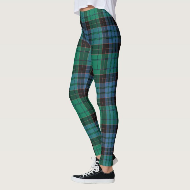 Legging Scotstee Clan Stewart Antiga Anciã Mulheres Tartan (Esquerda)