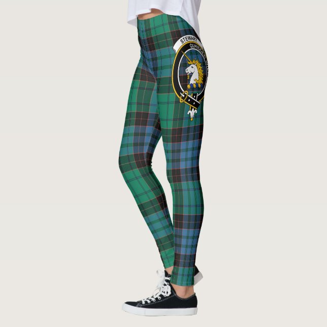 Legging Scotstee Clan Stewart Antiga Crest Tartan (Esquerda)