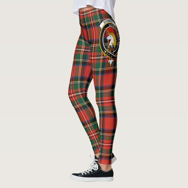 Legging Scotstee Clan Stewart Stuart de Bute Crest Tartan (Esquerda)