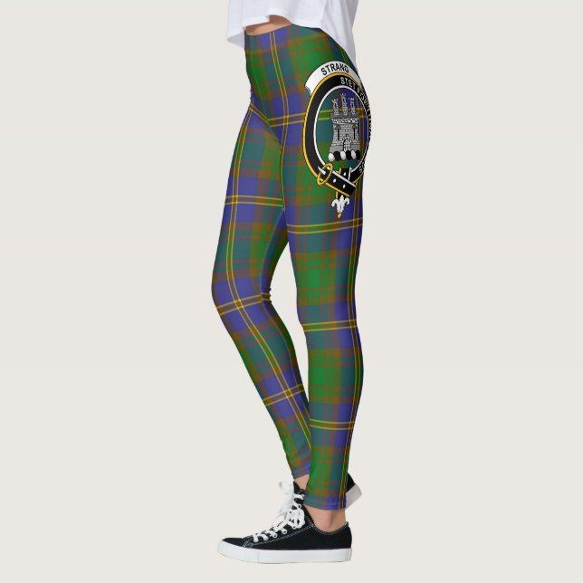 Legging Scotstee Clan Strange do Balcaskie Crest Tartan (Esquerda)