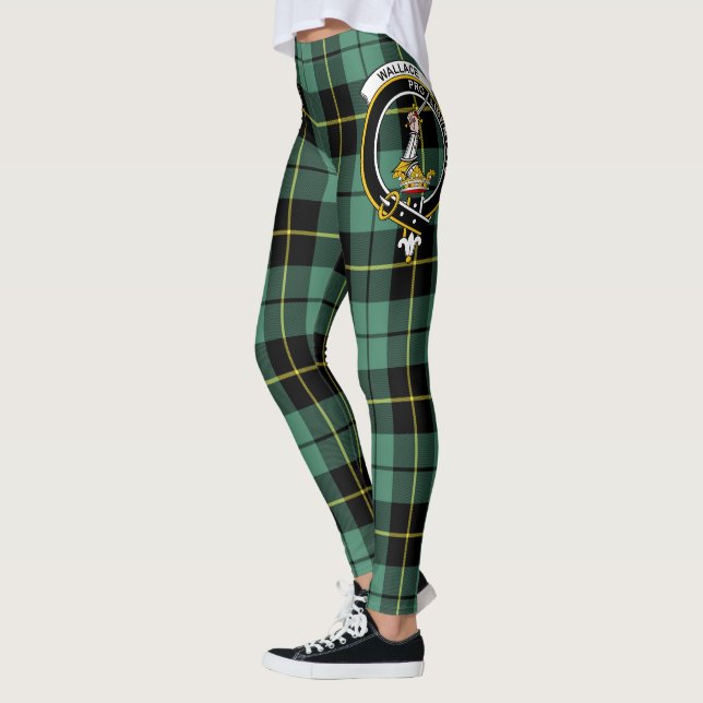 Legging Scotstee Clan Wallace Antiga Crest Tartan Women (Esquerda)