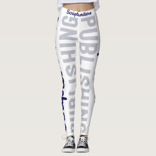 Legging Scriptwriters que publicam azuis