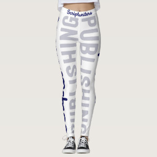 Legging Scriptwriters que publicam azuis