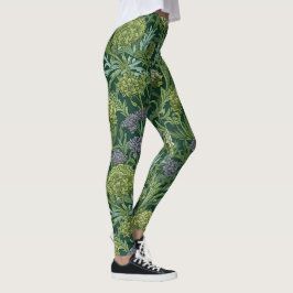 Legging Seamless William Morris style floral pattern