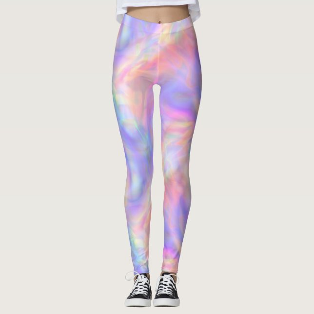 Legging segunda vista, holo pastel: (Frente)