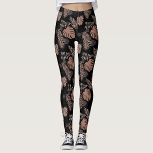 Legging Selgle Monstera Mocha Mousse