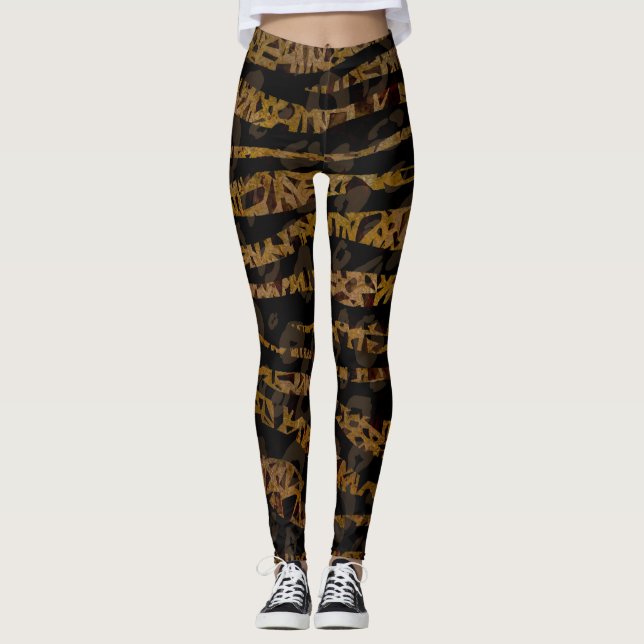 Legging Selva de Gelado Safari - Chic Elegante Mosaico (Frente)